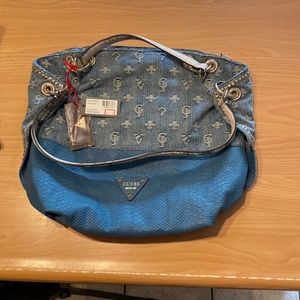 Guess denim purse